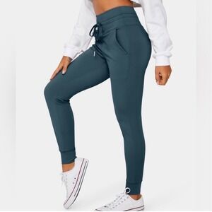 Halara Cloudful Air Joggers Women L Blue High Waisted Pockets Athleisure Sporty